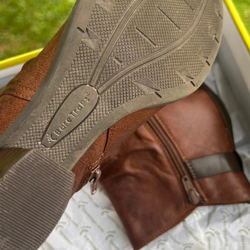 Baretraps Ankle Boot Rikita 8.5 Brown Boho Cottagecore‎ Fall Bootie